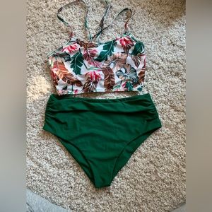 Two piece bathing suit